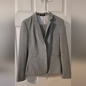 Express Women's Light Gray Blazer